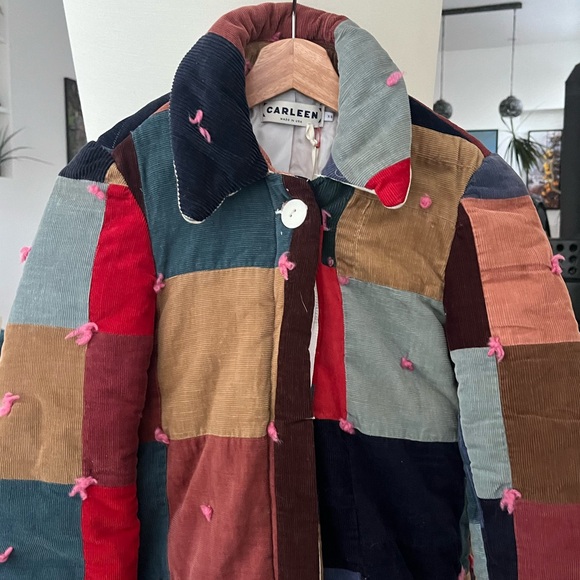 Carleen Quilted One of A Kind Long Patchwork Jacket - Picture 3 of 8